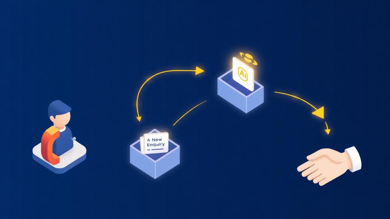 AI lead generation flow for insurance advisors